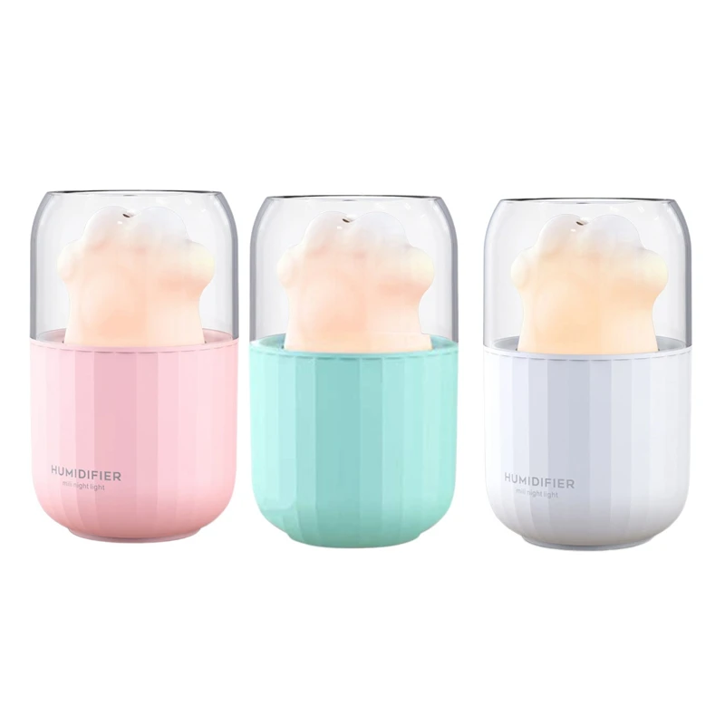 

Mini USB Portable Cat's Claw Small Night Light Negative Ion Home Desktop Air Humidifier, Desktop Quiet Sprayer