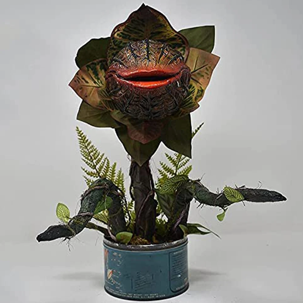 

Полимерное растение Piranha для Хэллоуина, настольная миниатюрная скульптура, украшение, садовая статуэтка, статуэтка, полимерные поделки, Дек...