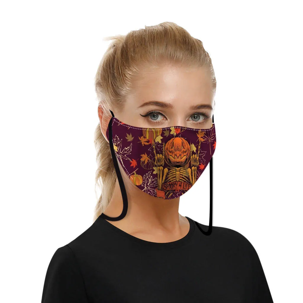 3 шт. Хэллоуин Череп принт животный узор косплей костюм для взрослых Забавный