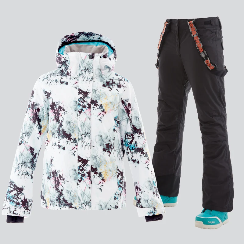 Зимний костюм для сноуборда GSOU водонепроницаемый ветрозащитный дышащий лыжный