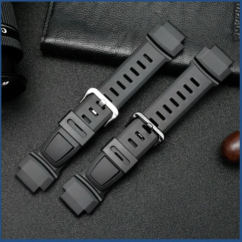 High Quality 18mm Replacement Wristband For Casio PRG-260/550/250/PRG500 PRW-3500/2500/5100 Elastic Waterproof Silicone Strap