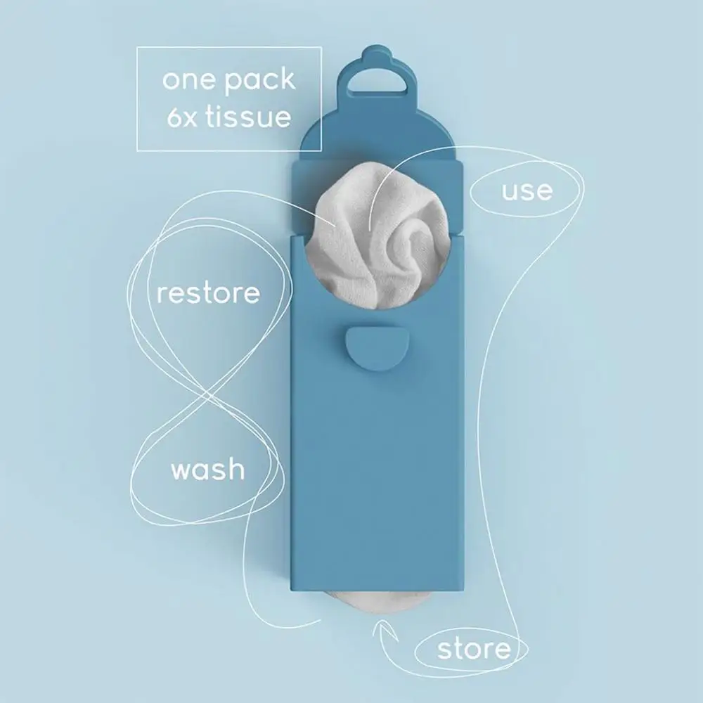 Портативный многоразовый пакет для салфеток носовой платок силиконовая коробка