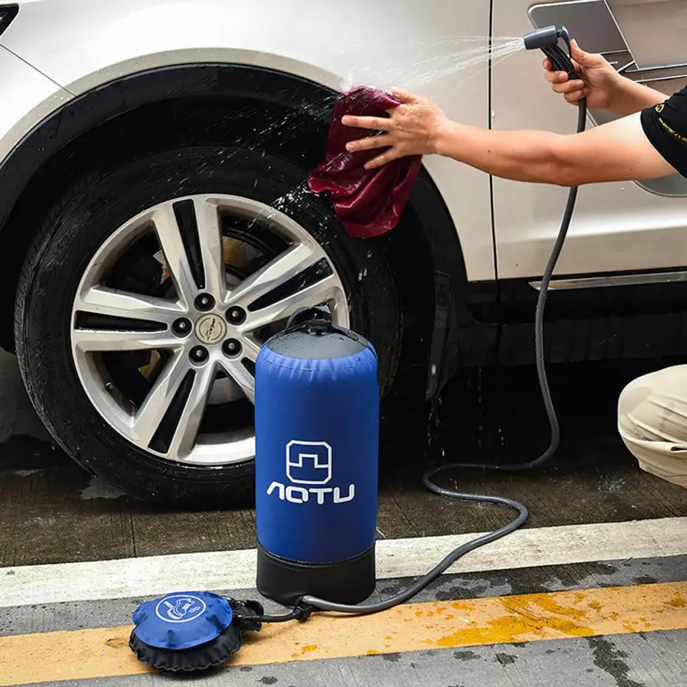 11Л ПВХ открытый надувной душ давление портативный мешок воды лагерь| |