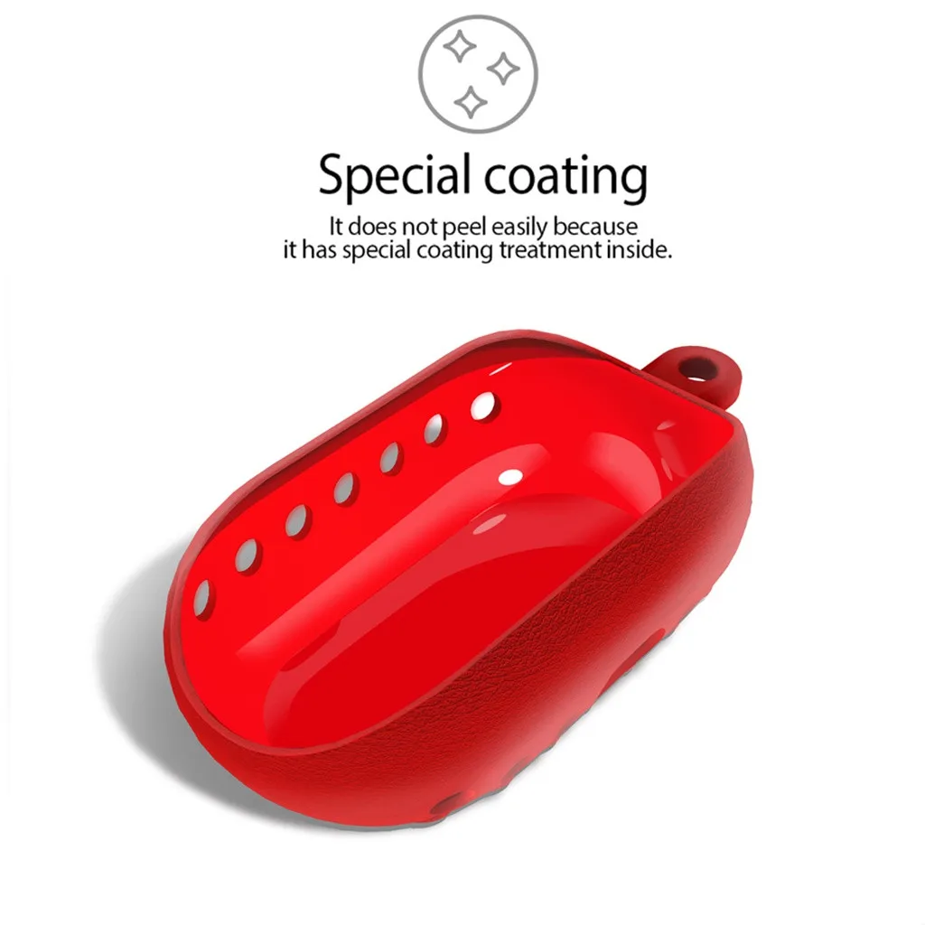 С отверстием силиконовая защитная обложка, кожаный чехол для samsung gear Icon X Беспроводная bluetooth-гарнитура защитная оболочка#919