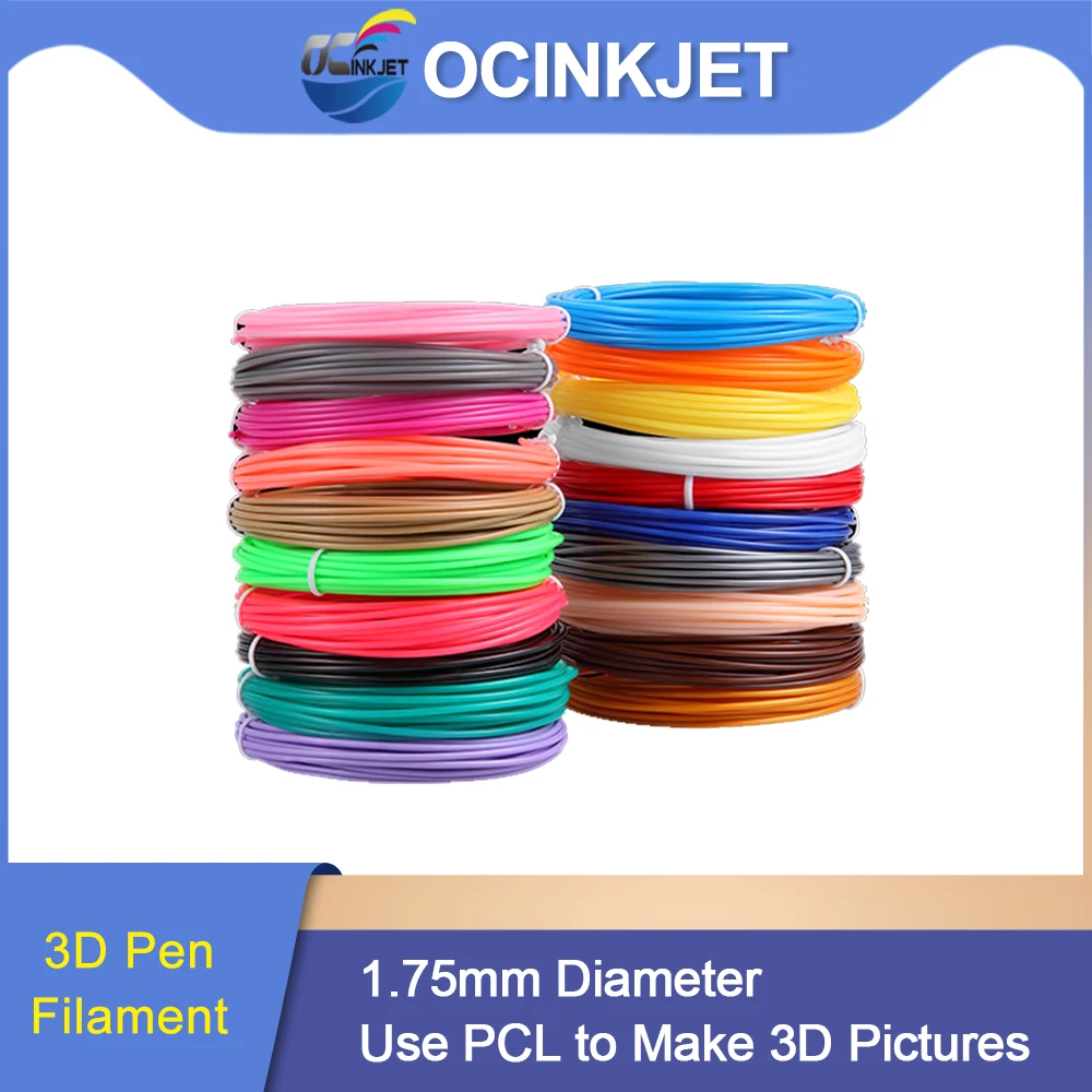 OCINKJET нить для 3d-печати 10 цветов PCL экологически чистые расходные материалы