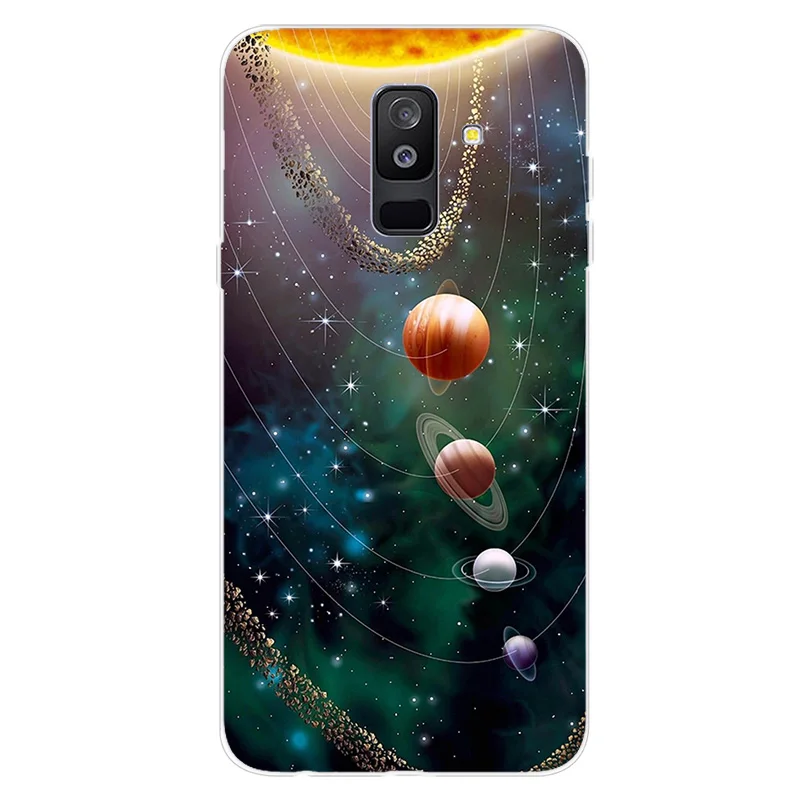 Чехол для Samsung Galaxy A6 A8 2018 силиконовый чехол Plus мягкий из ТПУ A 8 6 телефона - купить