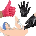 Женские перчатки для мастурбации для БДСМ порно взрослый фаллоимитатор стимулятор целомудрия эротические аксессуары для геев игрушки для взрослых игры