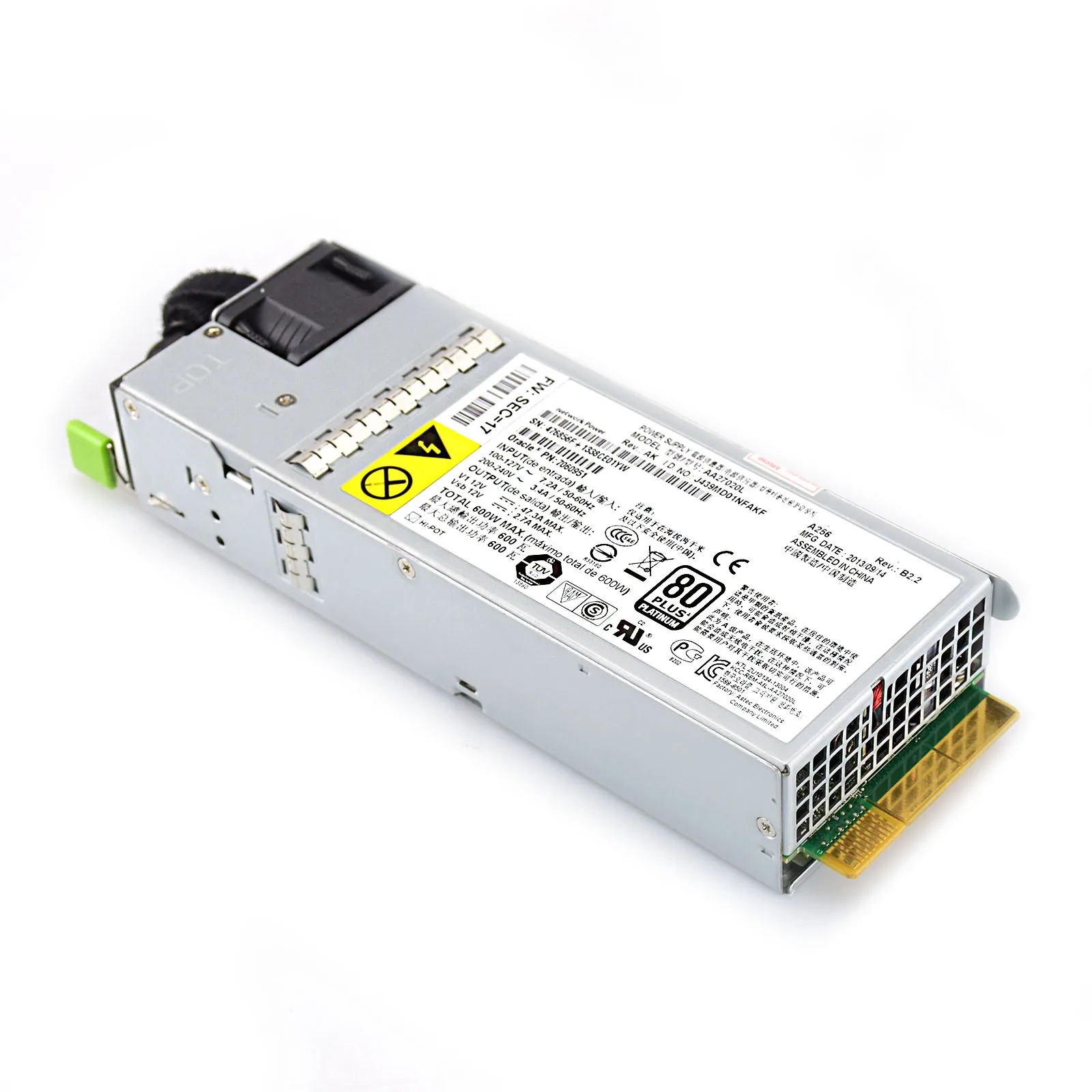 Для подсветки, фотовспышки X4170M3 AA27020L 7047410 600 Вт, блок питания сервера Для подсветки, фотовспышки X4170M3 AA27020L 7047410 600 Вт, блок питания сервера