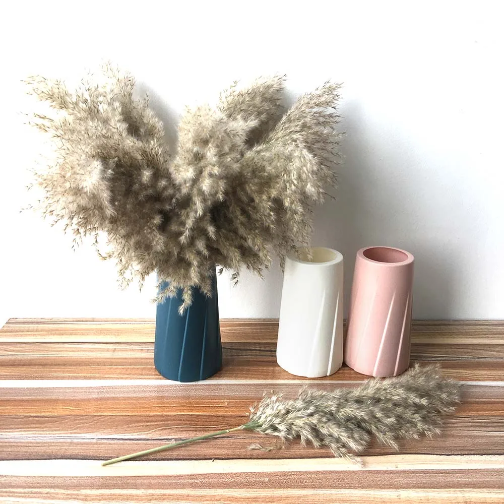 

8pcs/10pcs Natural Dried Pampas Grass Reeds Bulrush Home Decoration Dried Flowers Wedding Holiday Party Decor Hot Vase