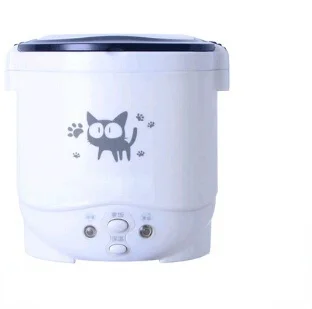 

Рисоварка 1 л, используется дома на 220 В или в машине на 12-24 В, достаточно для двух человек с инструкциями на английском языке