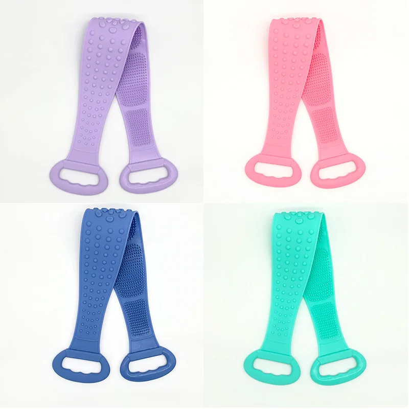 68 см Силиконовая гелевая щетка для ванной лента массажа спины трения артефакт