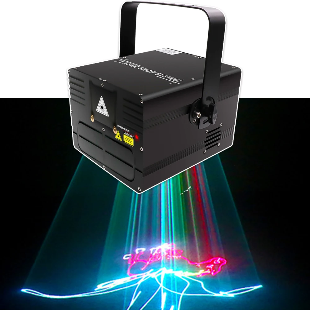 

Лазерный 3D прожектор ILDA со сканированием, лазерсветильник жектор для сцены, свадьбы, бар, луч DMX512, светильник жектор для диджея, искусственн...