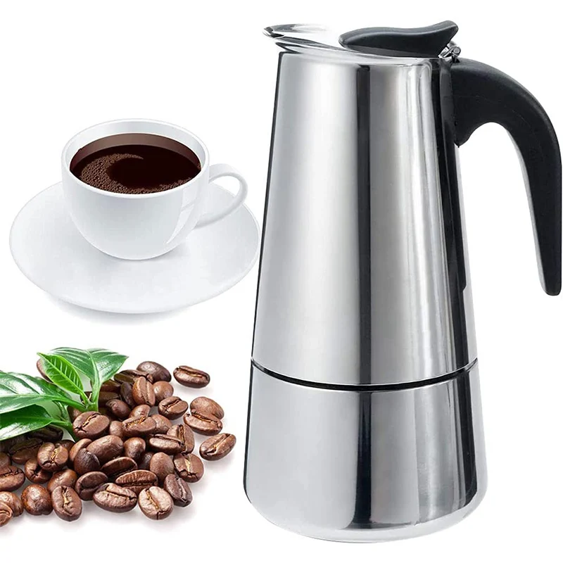 

Coffee Pot Espresso Latte Percolator Stove Coffee Maker Pot Percolator Italian Coffee Machine Portable Drink Tool Accessories