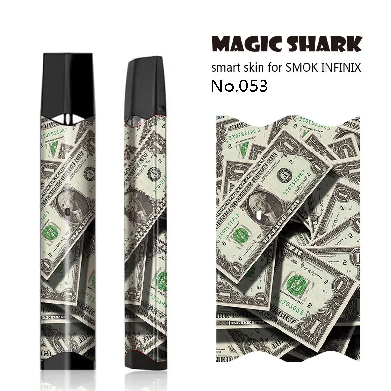Чехол-наклейка Magic Shark Boom Money Venum США флаг Бэтмен злой из ПВХ для Smok Infinix 051-062 |