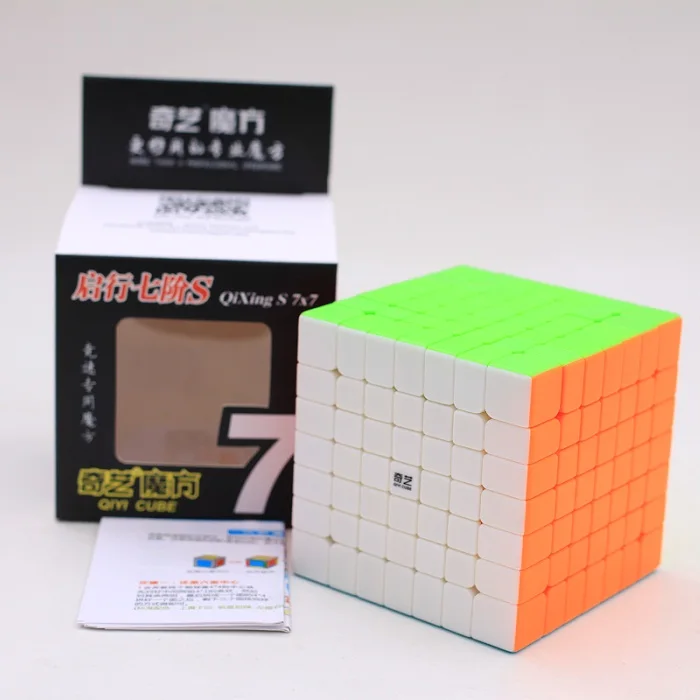 XMD Mofangge Qiyi QiXing 7x7x7 Cube 7cm Qixing S Stickerless 7x7 Magic Puzzle MoFangGe Professional Educational Toys For Kids | Игрушки и