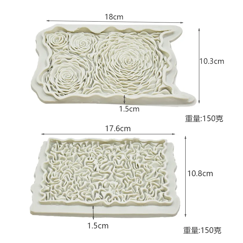 

Diy Baked Lotus Leaf Rose Cream Cake With Chocolate Silica Gel Mould