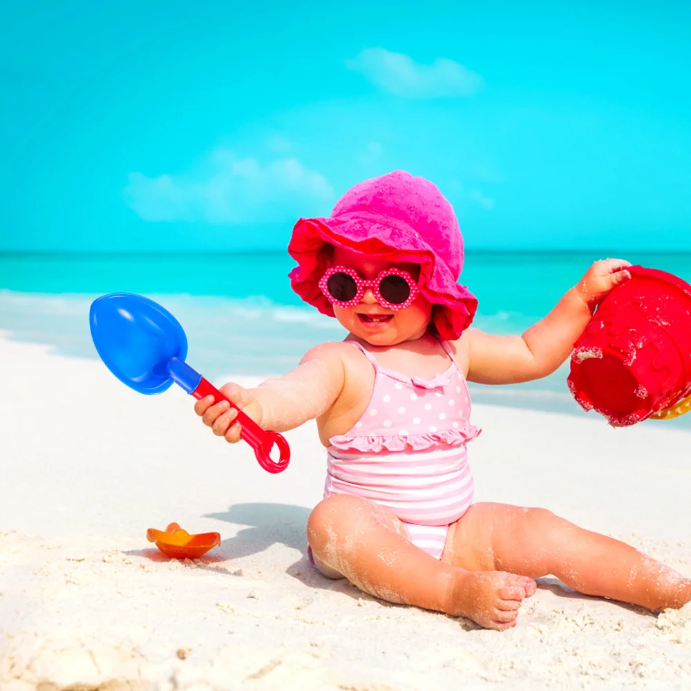 

TOYANDONA 3pcs Sand Scoops Shovels Complete Gift Set for Kids Toddlers Sand Scoops with Ergonomic Handle