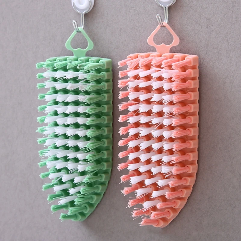 

Bendable Bristle Brush Wall Ceramic Tile Floor Cleaning Brushes Hangable Brush