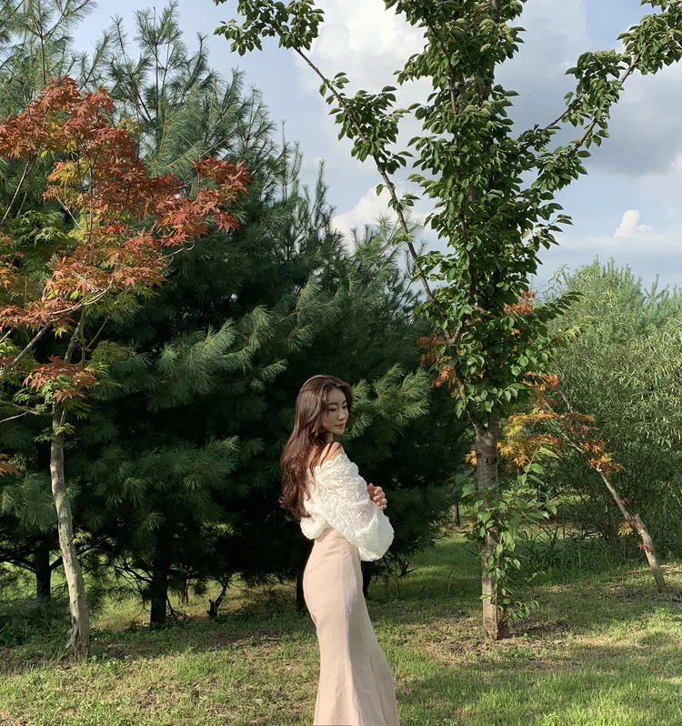 Новинка Весна 2021 Женская Маленькая кружевная рубашка во французском стиле с