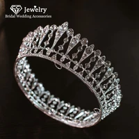 cc crowns bridal tiaras crown wedding hair accessories women hairbands engagement jewelry pageant diadem round headpiece hs41