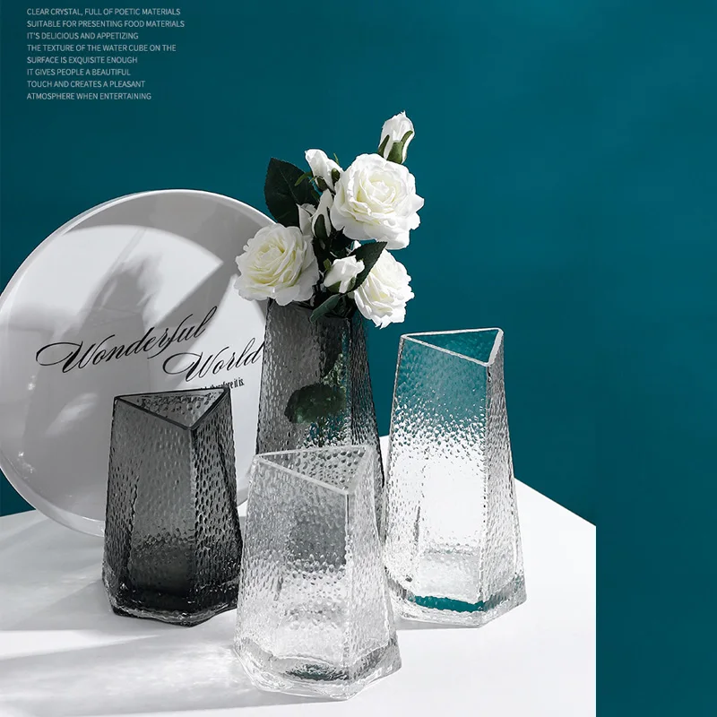 Glass Vase Terrarium горшки для цветов домашнего интерьера Transparent decoracion nordica hogarстатуэтки |