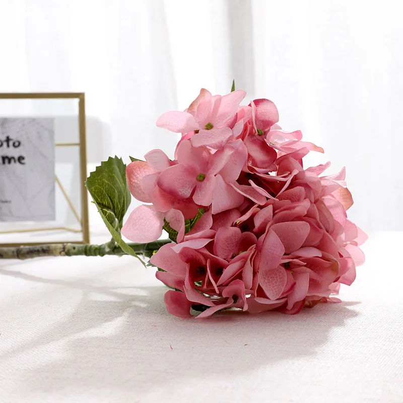 Artificial Flower Silk Hydrangea Head for Wedding Party Home Decoration DIY Wreath Gift Box Scrapbook Craft 2019 Hot Sale | Дом и сад