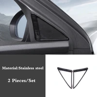 stainless steel interior a pillar speaker loudspeaker frame cover trim car styling accessories for buick regal 2017 2018 2019