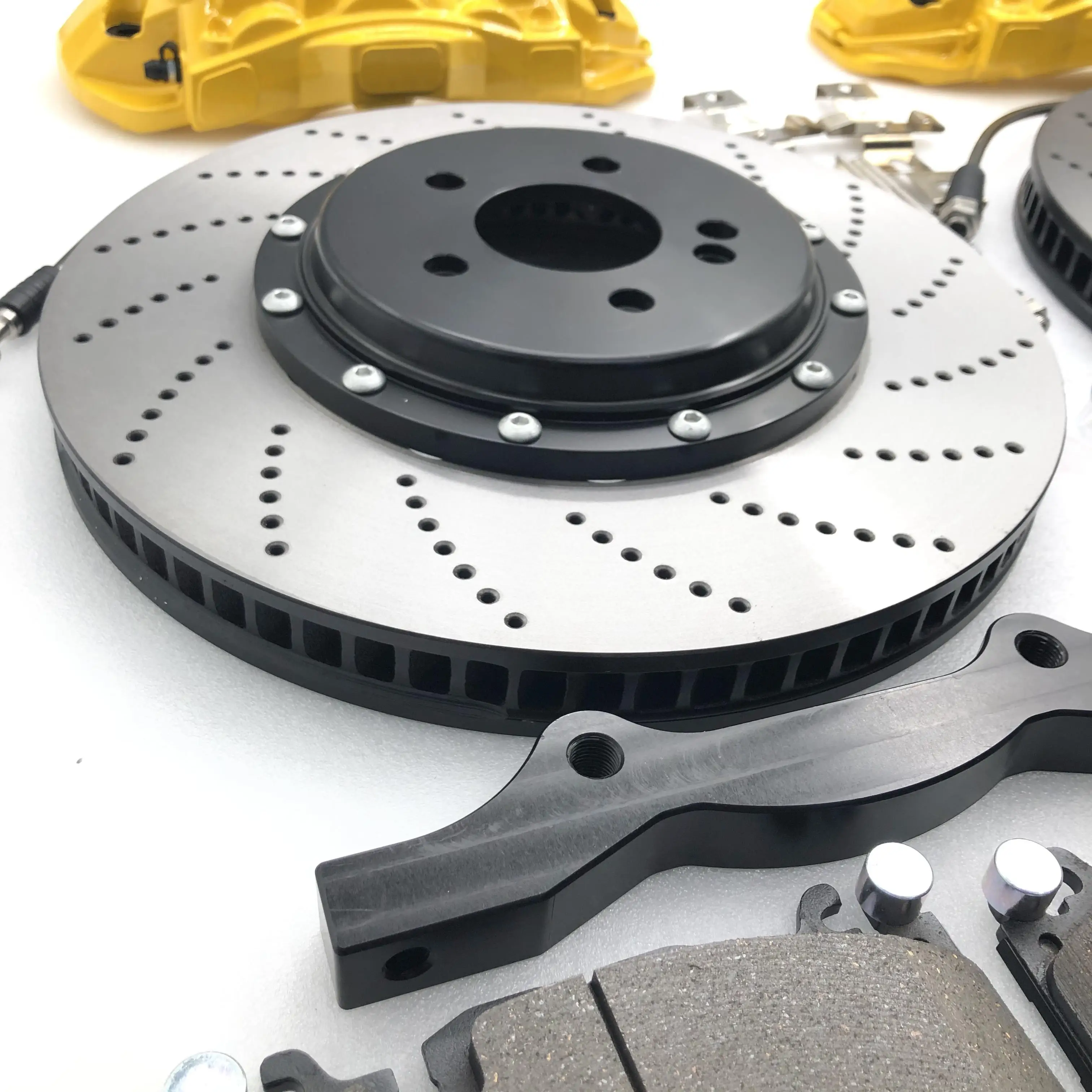 Автомобиль изменение Jekit большой шесть поршень AMG6 тормозные суппорты полный