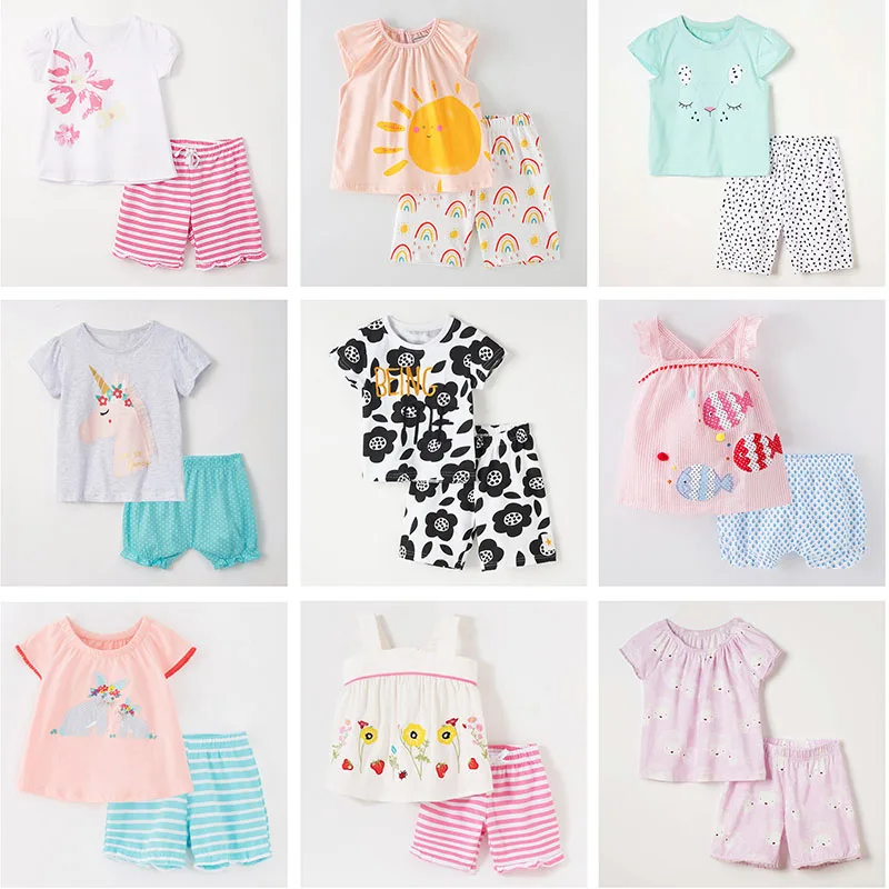 Комплекты одежды для маленьких девочек Новинка 2021 года брендовая качественная