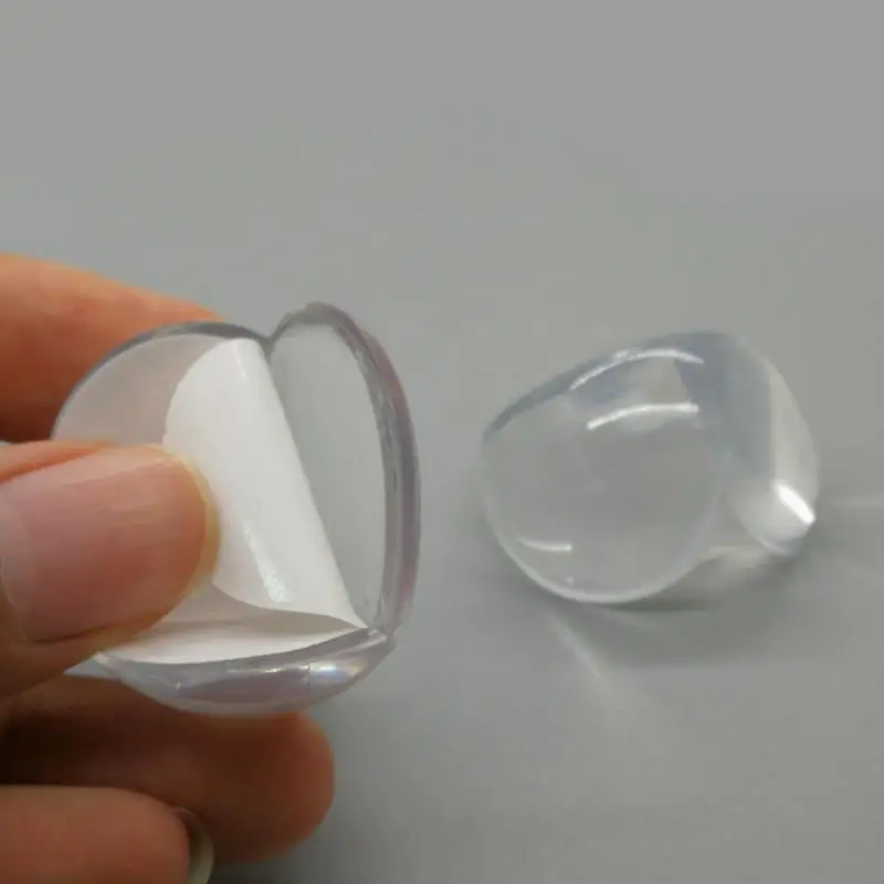 8pcs Anti-collision Corner Protection Pvc Transparent Elastic Thickened Spherical Child Safety |