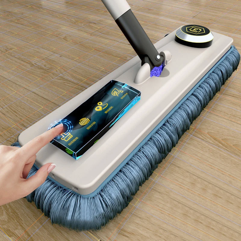 

Magic Self-Cleaning Squeeze Mop 32cm Microfiber Spin And Go Flat Mop For Washing Floor Home Cleaning Tool Bathroom Accessories