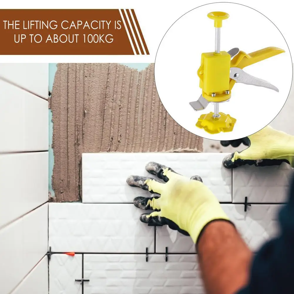 Viking Arm Tile Height Regulator Clamping Construction Tool Labor-Saving Stainless Steel Locator Leveling System Lifter Jack