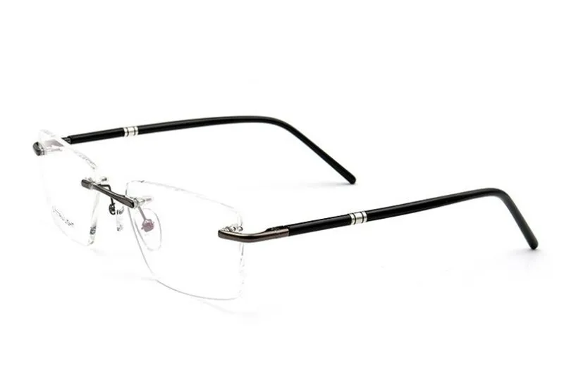

Ultralight Rimless Glasses Frame Unisex Optical Eyewear Vintage Clear Lens Prescription Computer Myopia Eyeglasses Spectacles