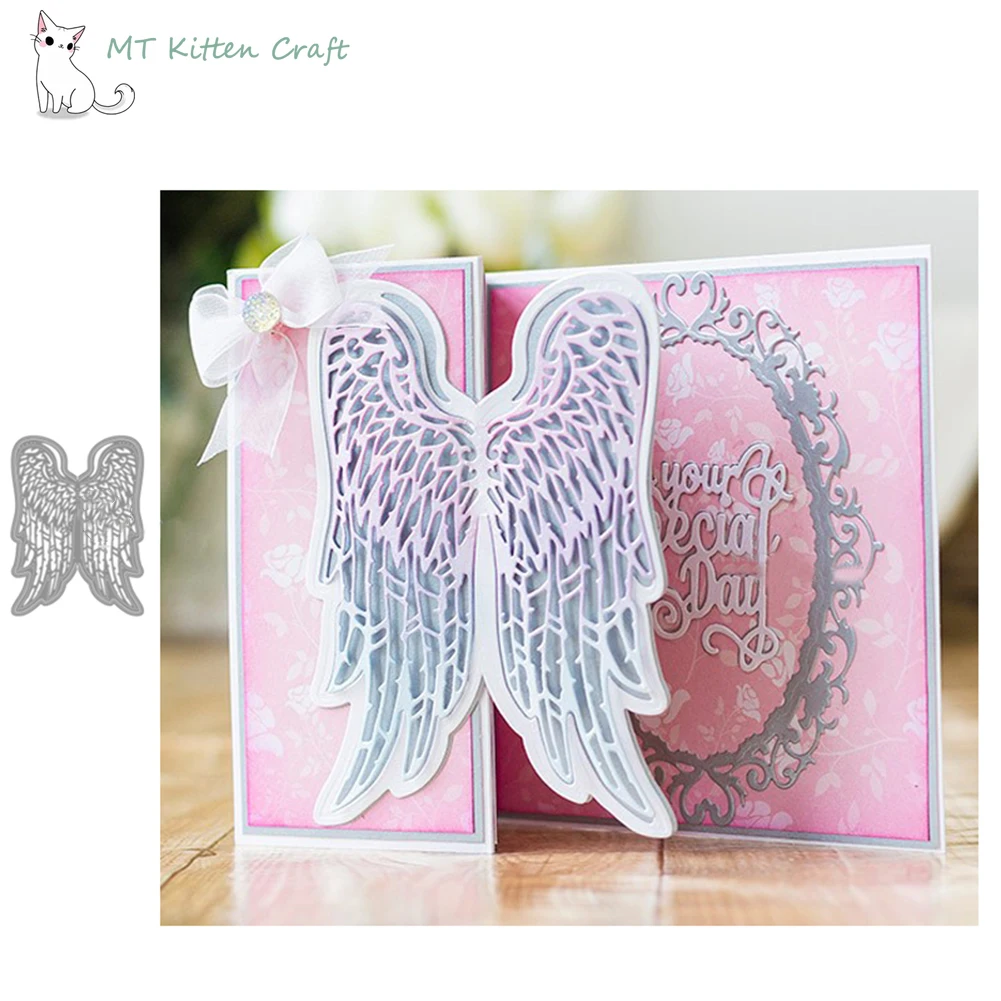 MT ремесло набор вырубных штампов Крылья Ангела Скрапбукинг фотоальбом