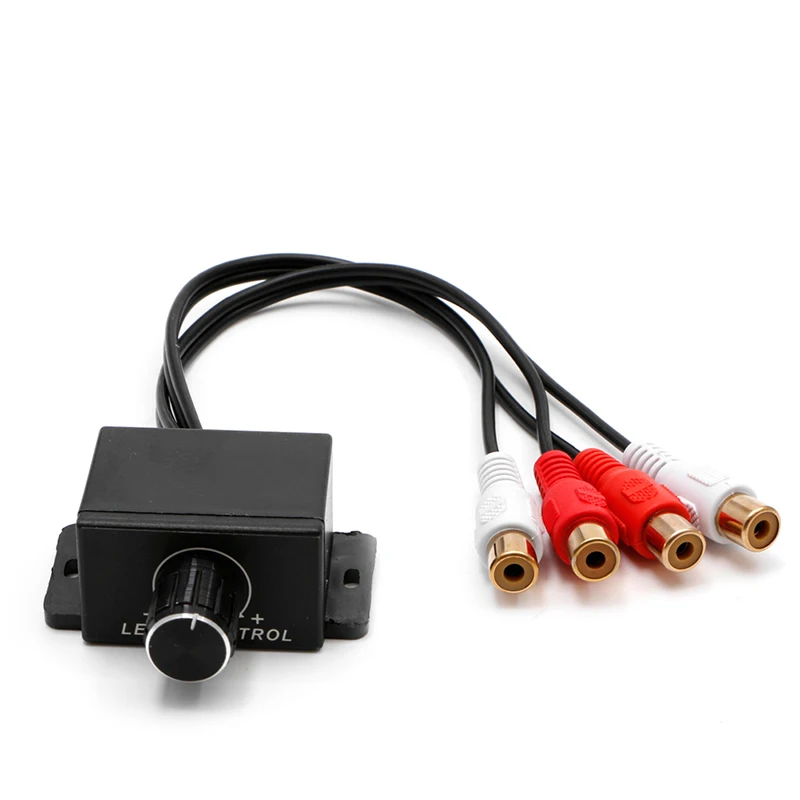 

Universal Car Amplifier Bass RCA Level Remote Volume Control Knob LC-1 New
