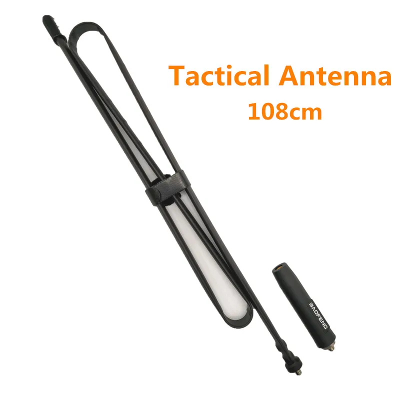 UV-9R Plus Foldable CS Tactical Antenna SMA-Female for Baofeng UV-9R Walkie Talkie 144/430Mhz Ham CB Radio Transceiver Tansmitte