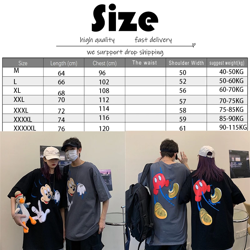 Disney Женская летняя футболка женская одежда с коротким рукавом детская рисунком