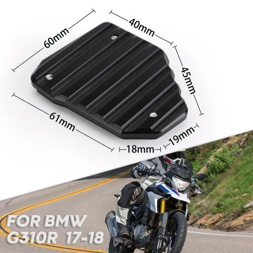 

Durable Motorcycle Kickstand Foot Side Stand Extension Pad Support Plate for BMW G310GS 2017-2018 Accessories Supplies Goods