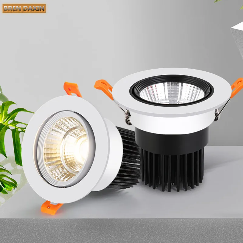 Диммируемая Светодиодная потолочная лампа COB Потолочный светильник