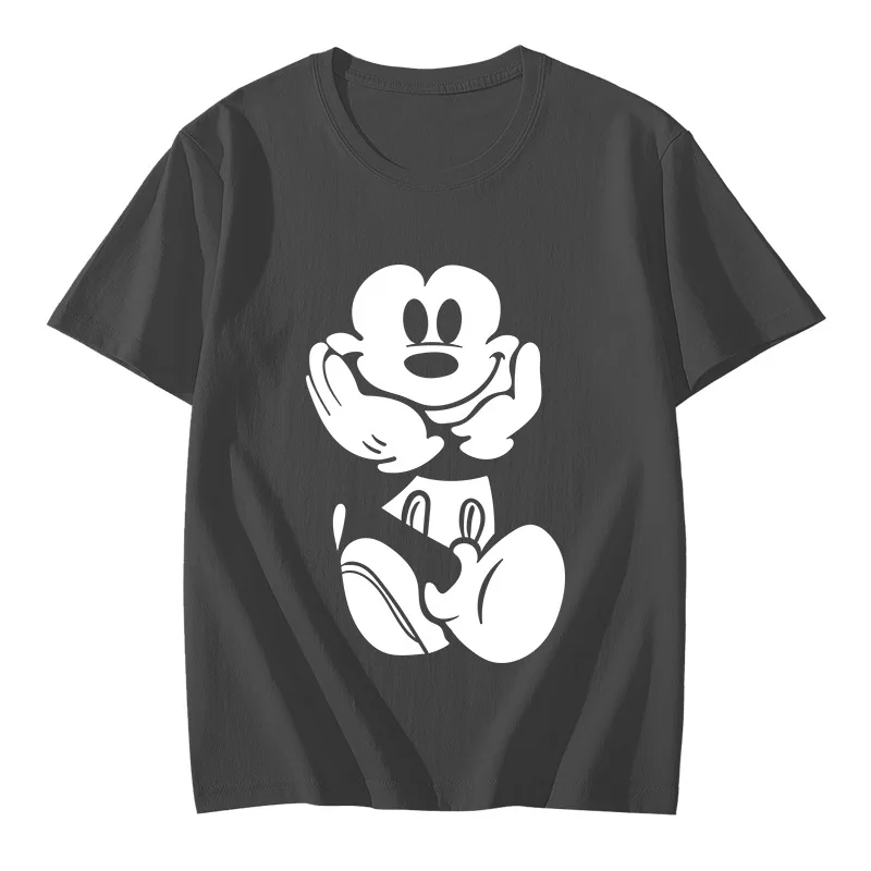 

Disney 2021 Mickey T-shirt short sleeve Harajuku trend Joker fun cartoon female short sleeve infinity skate miraculous ladybug