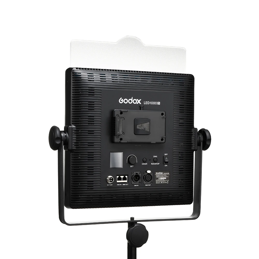 Godox светодиодный 1000BI II двухцветный 1000D версия видео светильник DMX Порты и разъёмы