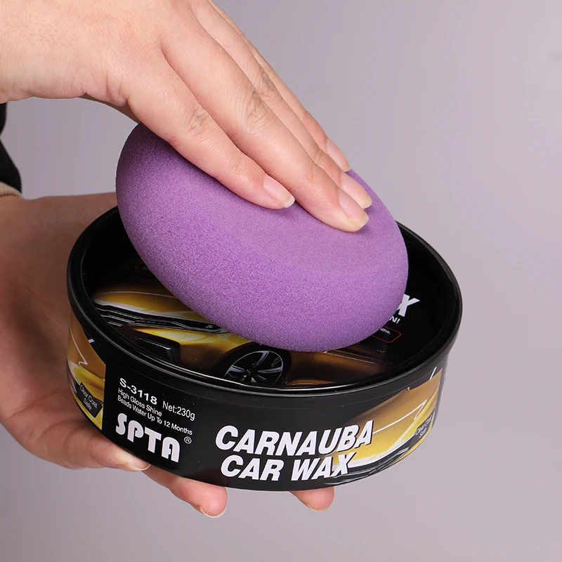 SPTA губка для воска рук 100 мм аппликатор протирки автомобильный коврик