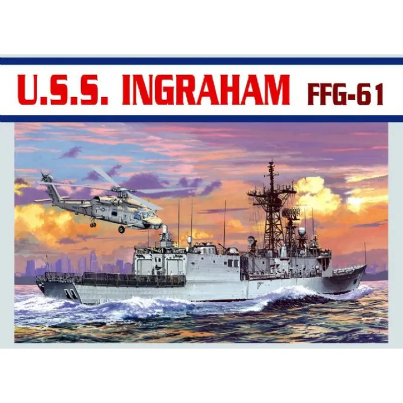 Дракон 7068 1/700 США Ингрэм масштаб FFG-61 набор моделей | Игрушки и хобби