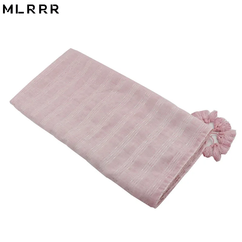 MLRRR новый модный подарок сплошной цвет Серебряный шелковый Приморский