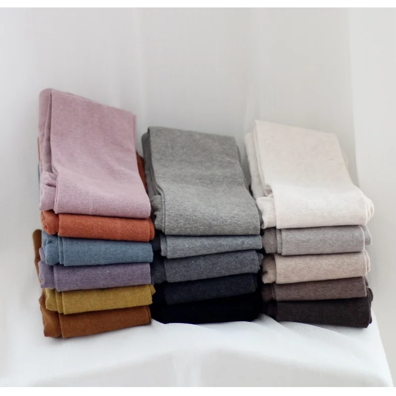 Колготки женские из чесаного хлопка японские микро-давления антипиллинговые