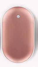 Pink Грелка для рук, карманный, перезаряжаемый Портативный мини 5В USB зимние питание банка с двойным нагревом Электрический Взрывозащищенная печь Po - Цвет: Pink
