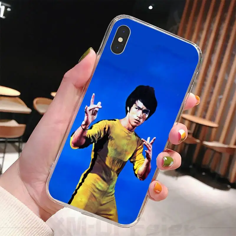 Мягкий ТПУ чехол Брюс Ли для iphone 6 6s plus 7 8 X XS XR MAX 11 pro Pro Max | Мобильные телефоны и