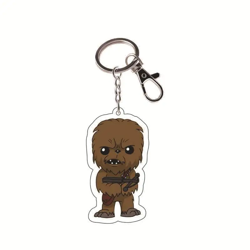 

Star Wars Acrylic Keychain Darth Moore Skywalker Jedi Transparent Pendant Personalized Backpack Accessories Collective Present