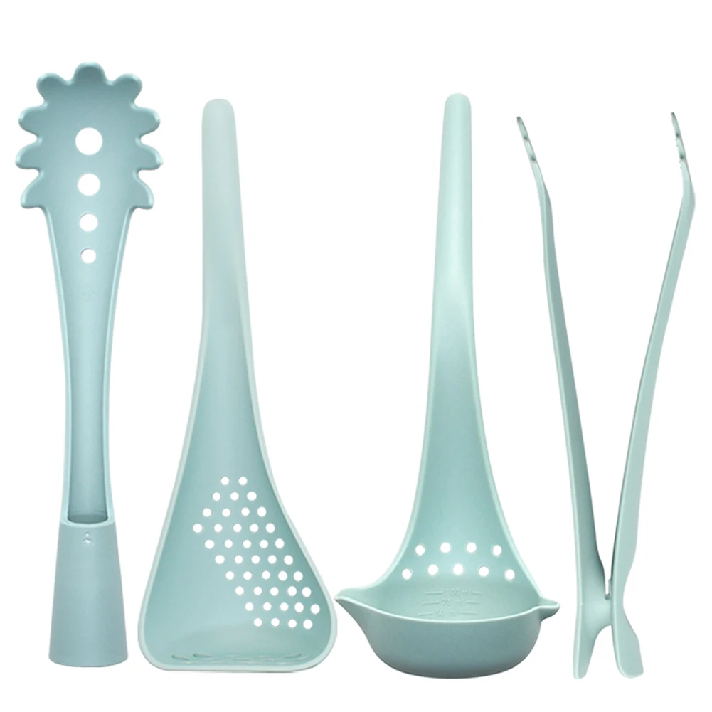 

4pcs Silicone Cooking Utensils Set Kitchen Utensil Cookware Set Kitchen Tools Accessories Soup Spoon Set