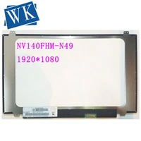 nv140fhm n49 nv140fhm n49 for dell laptop for boe lcd screen matrix for laptop 14 0 fhd 1920x1080 30pins replacement ips